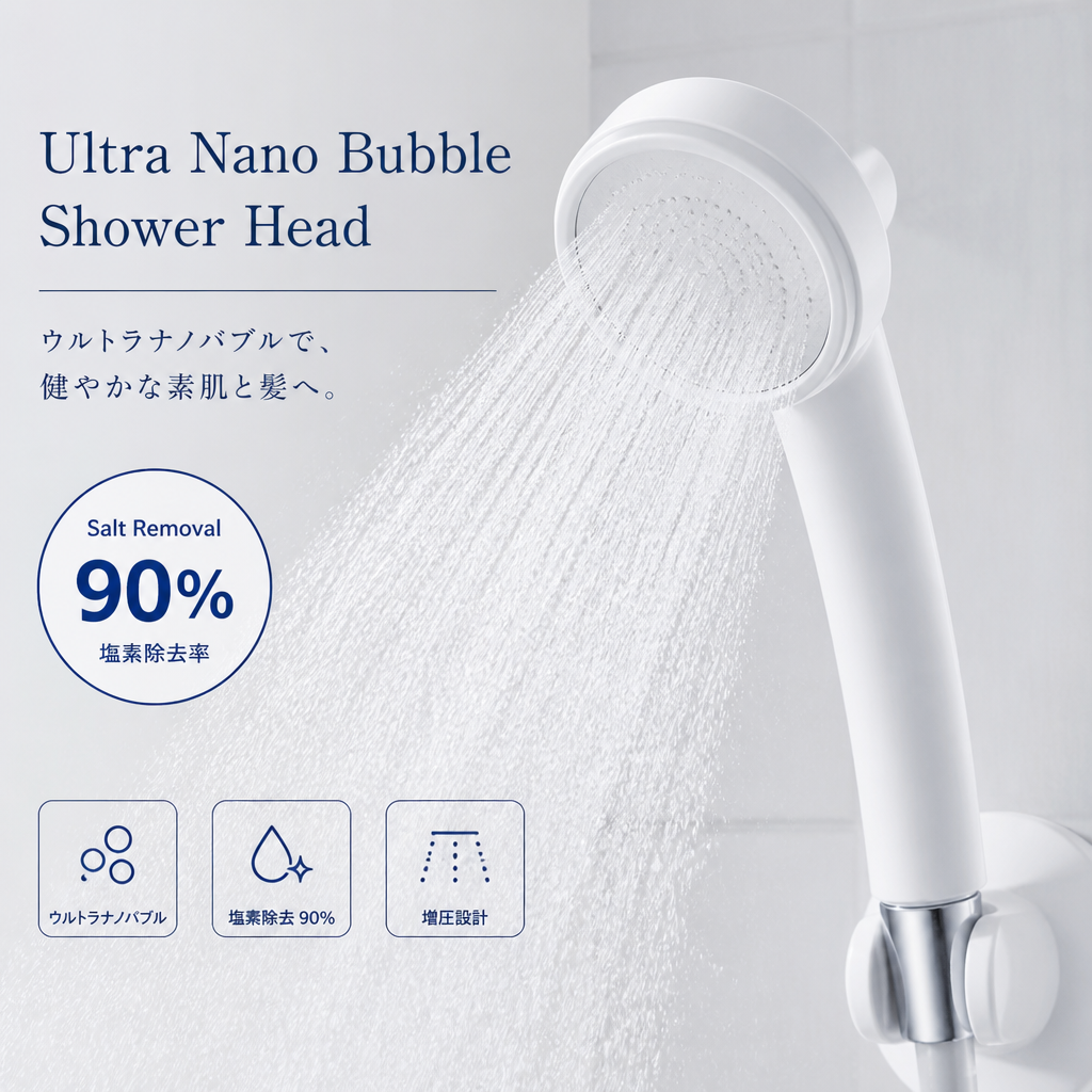 塩素除去で快適なシャワー生活を手に入れよう！