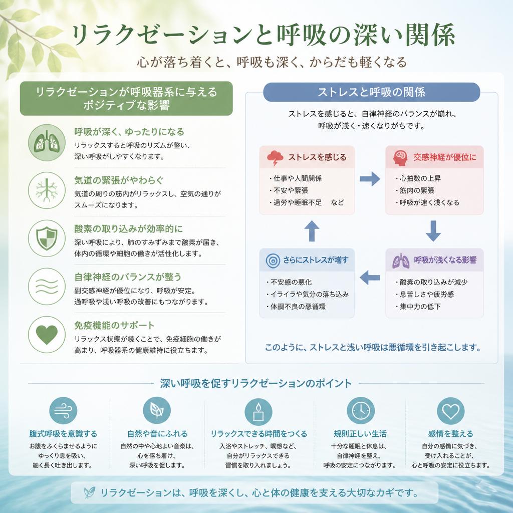4. 呼吸器系とリラクゼーションの関係